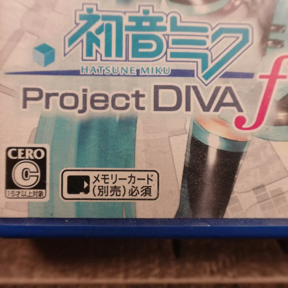 Hatsune Miku Project DIVA f PS Vita Japanese Import‎ SEGA Rhythm Untested